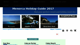 What Mymenorca.info website looked like in 2017 (6 years ago)