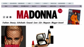 What Madonna24.at website looked like in 2017 (6 years ago)