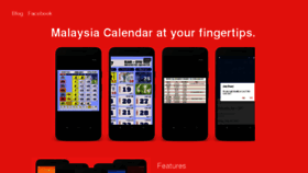 What Malaysiacalendar.com website looked like in 2017 (6 years ago)