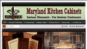 What Marylandkitchencabinets.com website looked like in 2017 (6 years ago)
