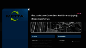 What Metta.lt website looked like in 2017 (6 years ago)