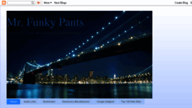 What Mrfunkypants.blogspot.com website looked like in 2017 (6 years ago)
