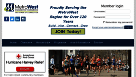What Metrowest.org website looked like in 2017 (7 years ago)