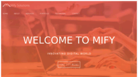What Mifysolutions.com website looked like in 2017 (6 years ago)