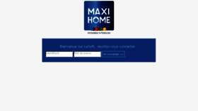 What Maxihome.lesoft.fr website looked like in 2017 (6 years ago)