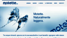 What Motette.it website looked like in 2017 (8 years ago)