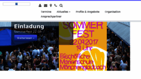 What Marienschule.de website looked like in 2017 (6 years ago)