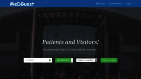 What Medguest.com website looked like in 2017 (6 years ago)