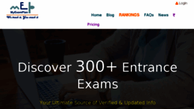 What Myexamplan.com website looked like in 2017 (6 years ago)