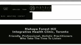 What Mahayaforesthill.com website looked like in 2017 (6 years ago)