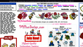 What Mysweetembroidery.com website looked like in 2017 (6 years ago)