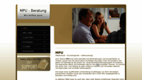 What Mpu-online.de website looked like in 2017 (6 years ago)