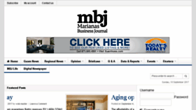 What Mbjguam.net website looked like in 2017 (6 years ago)