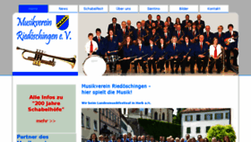 What Mv-riedoeschingen.de website looked like in 2017 (6 years ago)