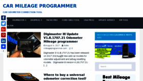 What Mileageprogrammer.com website looked like in 2017 (6 years ago)