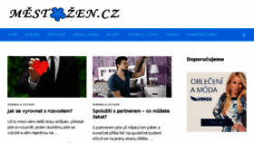 What Mestozen.cz website looked like in 2017 (6 years ago)