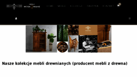 What Meblewoskowane.pl website looked like in 2017 (6 years ago)