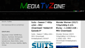 What Mediatvzone.net website looked like in 2017 (6 years ago)