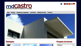 What Mdcastro.pt website looked like in 2017 (6 years ago)