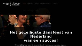 What Meetanddance.nl website looked like in 2017 (6 years ago)