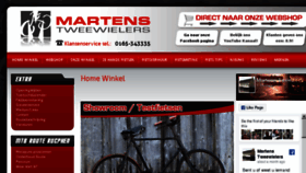 What Martens-tweewielers.nl website looked like in 2017 (7 years ago)