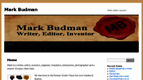 What Markbudman.net website looked like in 2017 (6 years ago)