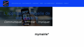 What Mymairie.fr website looked like in 2017 (6 years ago)