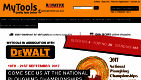 What My-tools.ie website looked like in 2017 (7 years ago)