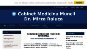 What Medicinamuncii-timisoara.ro website looked like in 2017 (6 years ago)