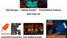 What Myketorecipes.com website looked like in 2017 (6 years ago)