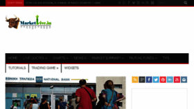 What Marketlive.in website looked like in 2017 (7 years ago)