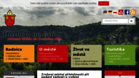 What Mnhradiste.cz website looked like in 2017 (6 years ago)