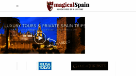 What Magicalspain.com website looked like in 2017 (6 years ago)