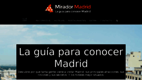 What Miradormadrid.com website looked like in 2017 (6 years ago)