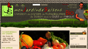 What Monjardindesaisons.fr website looked like in 2017 (6 years ago)