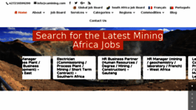 What Mining-africa-jobs.com website looked like in 2017 (6 years ago)