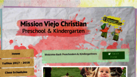 What Mvchristianpreschool.org website looked like in 2017 (6 years ago)