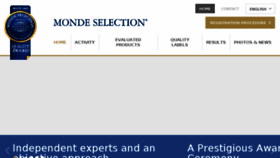 What Monde-selection.com website looked like in 2017 (6 years ago)