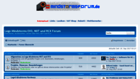 What Mindstormsforum.de website looked like in 2017 (7 years ago)