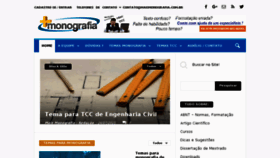 What Maismonografia.com.br website looked like in 2017 (6 years ago)