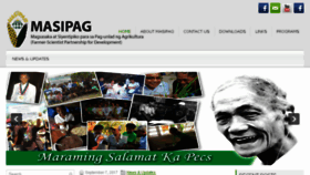 What Masipag.org website looked like in 2017 (6 years ago)