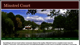 What Minstrelcourt.com website looked like in 2017 (6 years ago)