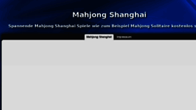 What Mahjong-shanghai.de website looked like in 2017 (6 years ago)