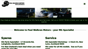 What Mgparts.co.nz website looked like in 2017 (6 years ago)