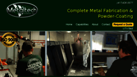 What Metaltechproductsinc.com website looked like in 2017 (6 years ago)
