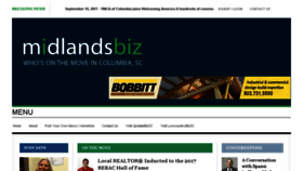 What Midlandsbiz.com website looked like in 2017 (6 years ago)