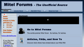 What Mitelforums.com website looked like in 2017 (6 years ago)