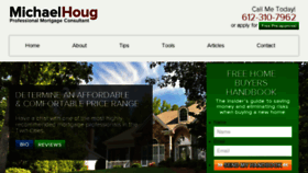 What Michaelhoug.com website looked like in 2017 (6 years ago)