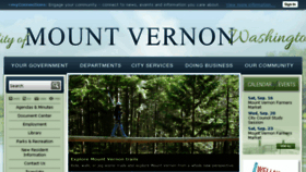 What Mountvernonwa.gov website looked like in 2017 (6 years ago)