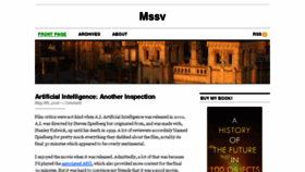 What Mssv.net website looked like in 2017 (6 years ago)